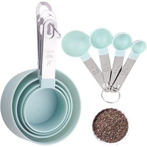 DOSEUR - MESUREUR Measuring Spoons Set 8 pièces Kitcheaking Cooking 