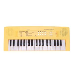 PIANO VGEBY Piano Enfant 37 Touches avec Microphone - Jouet Musical Éducatif