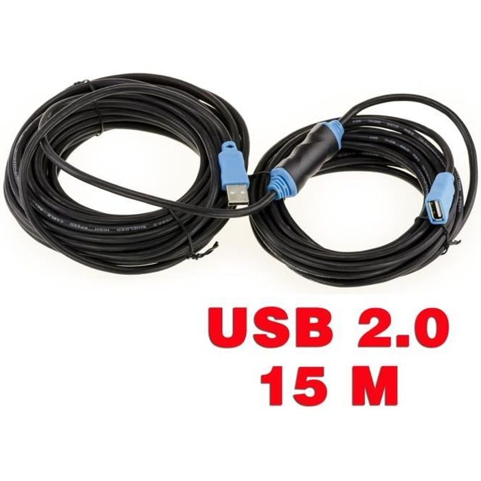 Juce® 1.5M Câble Rallonge USB 3.0 Câble Extension USB 3.0 Mâle A vers  Femelle A 5Gbps Pour Manette de Jeu C Clavier Souris - 1.5M - Cdiscount  Téléphonie