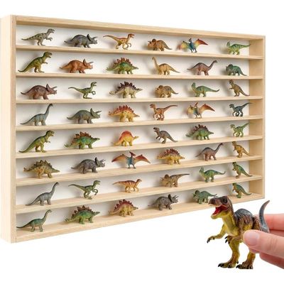 Étagère De Collection Creative Deco En Bois Camion - 80 Compartiments Réglables Pour Petites Voitures Et Figurines