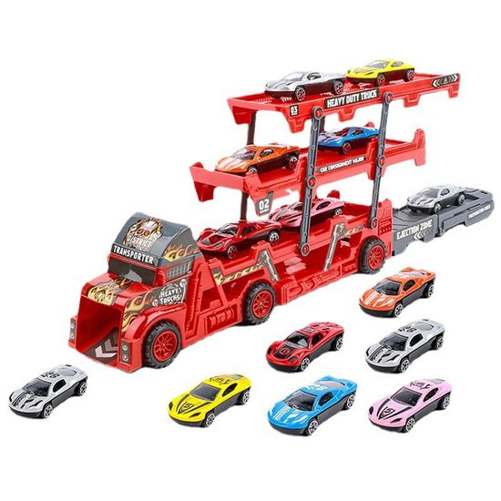 Camion de Transport Voiture Jouet Mini véhicules pour Enfants - Marque - Modèle - Cadeau Garçons - Jeux - Jouets