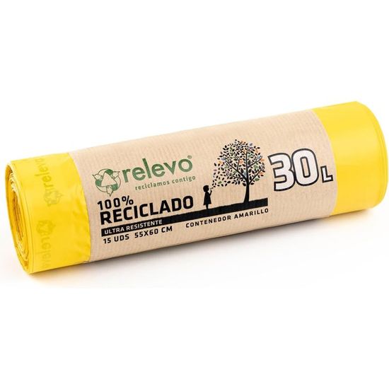Très Résistant Sacs Poubelle 100% Recyclés,Très Résistant 30L,15 Pièces - Cdiscount Au ...