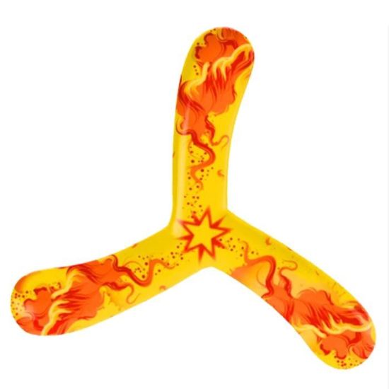 Boomerang pour Les Enfants, Boomerang à Trois Feuilles pour Enfants Jeux en Plein Air Cadeau De Sport Jouet