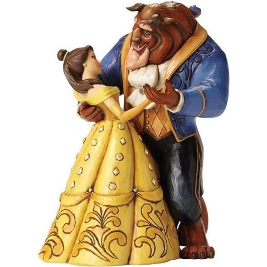 Figurine - Disney Traditions Jim Shore - La Belle et la Bête - Dancing - Moonlight Waltz