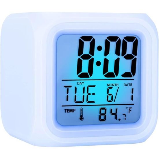 24€02 sur Réveil Enfant VORMOR avec Mini Horloge Numérique LCD