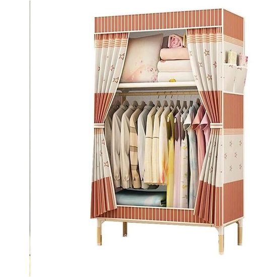Penderie Portable Armoire en Tissu Armoire de Chambre à Coucher