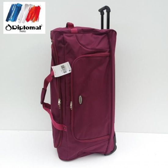 Valise Cabine Diplomat 55 Cm – Bleue – Bagage à Main Avec Roulettes – Voyage