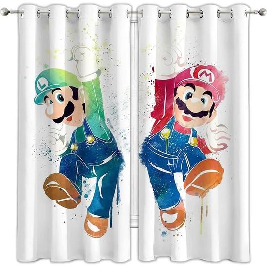Short De Bain Super Mario Garçon - 100% Polyester - Maille Intérieure - Taille Élastique