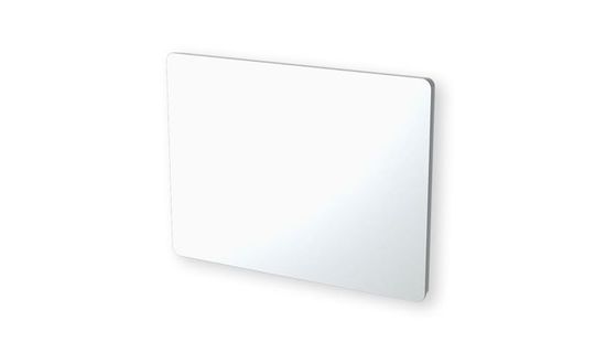 Radiateur Panneau Rayonnant en verre Blanc LCD 1000W - CARRERA - Vertical - Rayonnant - Verre