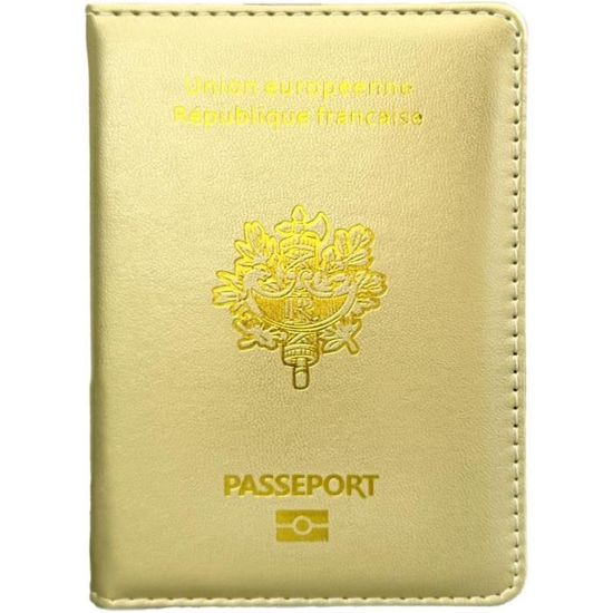 Custodia Protettiva Per Passaporto Francese – Pouch In Tessuto Con Chiusura Sicura