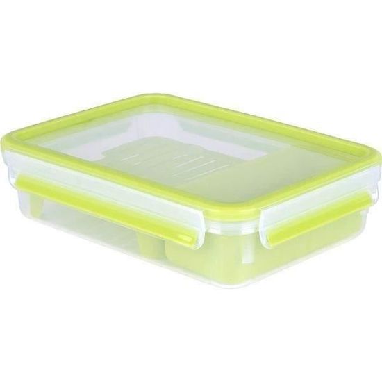 Brunchbox Box Boîtier plat cartables triés en utilisation Clip /& Go frühstücksbox