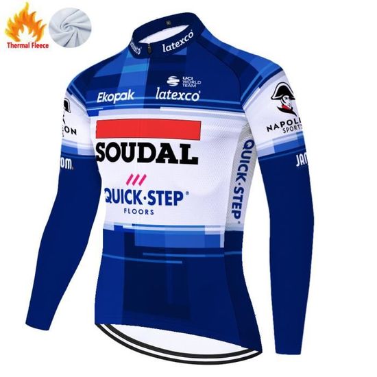 Maillot Cycliste Femme Hiver ROCKBROS - Polaire, Coupe-vent, 3 Poches Arrière - Tissu Thermique élastique