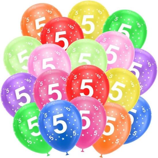 18 Ballons En Latex Motif Mercredi Pour Fête D'anniversaire - 30,5 Cm - Idéal Décoration Enfant, Thème Dessin Animé