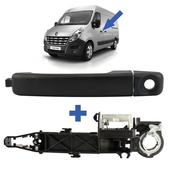 Mécanisme + Poignée De Porte Pour Renault Master 3 / Movano / NV400 - Neuf