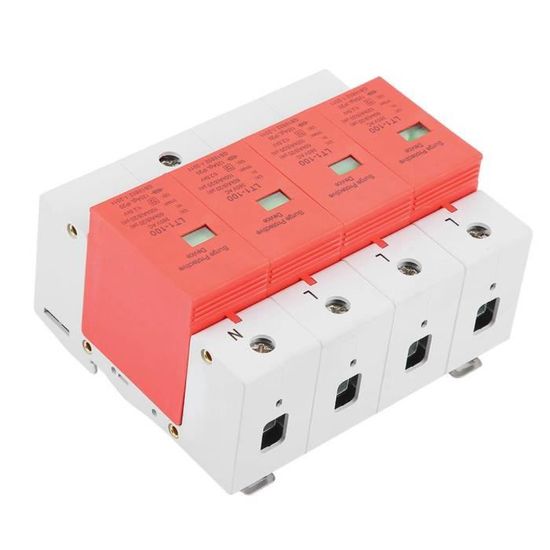 Parafoudre Solaire DC1000V 20-40KA - Protection Surtension Domestique 2 Pôles