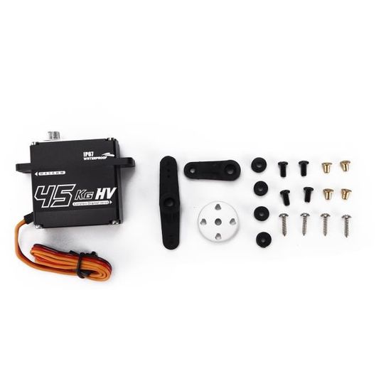 40KG HF3240SMG métal engrenage numérique Servo moteur sans brosse 180 degrés Angle contrôlable Servos bricolage jouets pièces pour RC voiture chenille