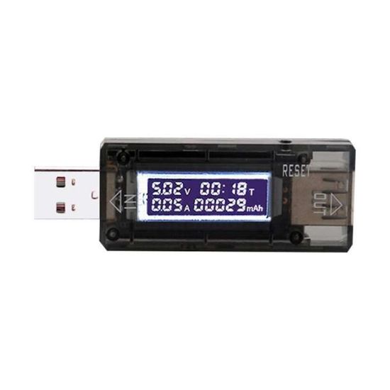 MGT02922MULTIMETRE,Testeur USB, voltmètre numérique, ammètre 3.210V