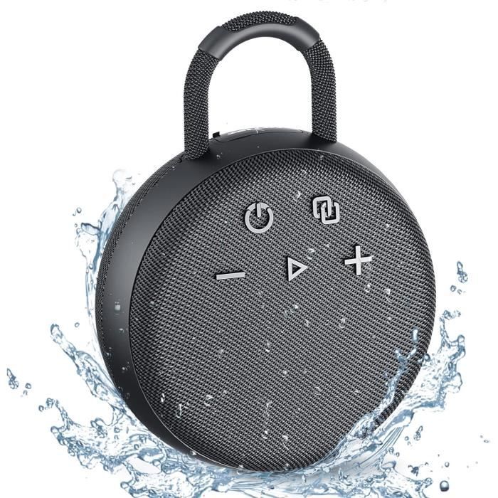 Enceinte Bluetooth 15W – Autonomie 12h – Étanche IPX7 – Bluetooth 5.4 – Lumières RGB – Parfaite Pour Extérieur Et Fêtes