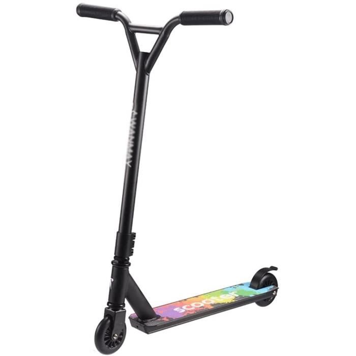 ZHANGCHUNLI Trottinette Freestyle Stunt Scooter Trottinette Freestyle,Pro Stunt Scooter,Résistante Aux Acrobaties,Roues De 100m A113