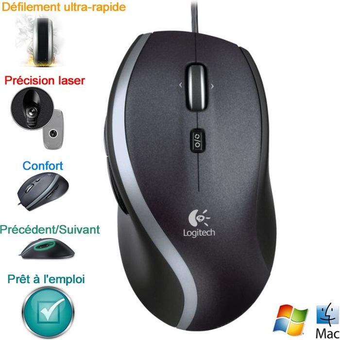 Logitech souris filaire laser - M500