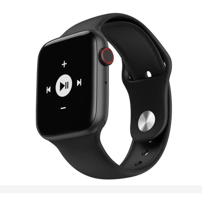 Montre Connectée Intelligente W34 Pression artérielle Bluetooth soutien d'appel étanche pour Android IOS -FR