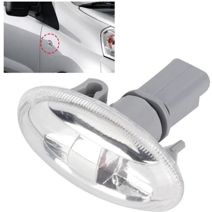 LIA Feu clignotant latéral 6325G3 Fit pour Peugeot 108 107 206