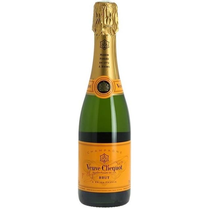 Champagne Veuve Clicquot Demi Bouteille de Champagne