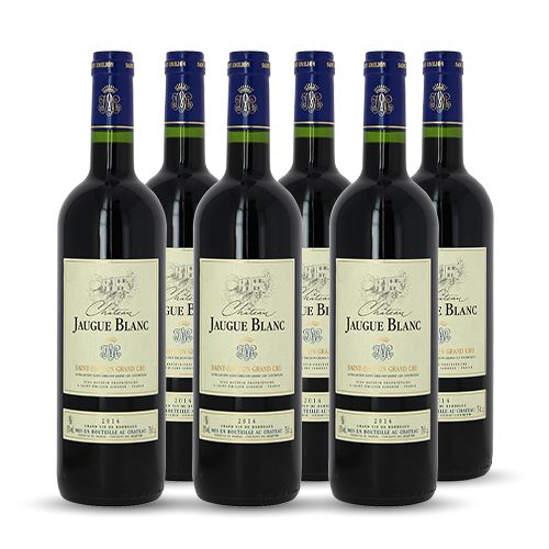 Château Jaugue Blanc Saint-Emilion grand cru Rouge 2014 6x75cl