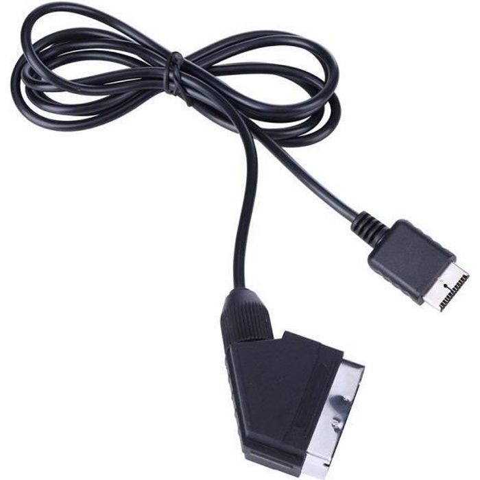 RGB câble péritel TV câble AV pour Playstation PS1 PS2 PS3 Slim Line 2 m