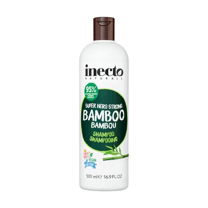 Inecto Naturals+Shampooing fortifiant au bambou pour cheveux 500 ml