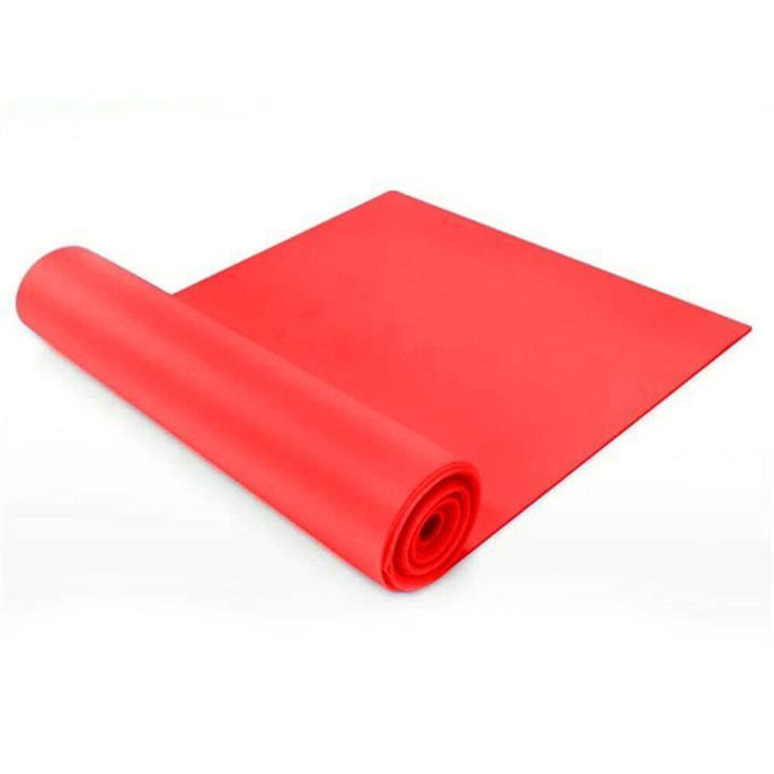 1.5-2m Bandes de résistance Theraband Physio Ballet Pilates Yoga Gymnastique Bandes - 2M (Rouge)