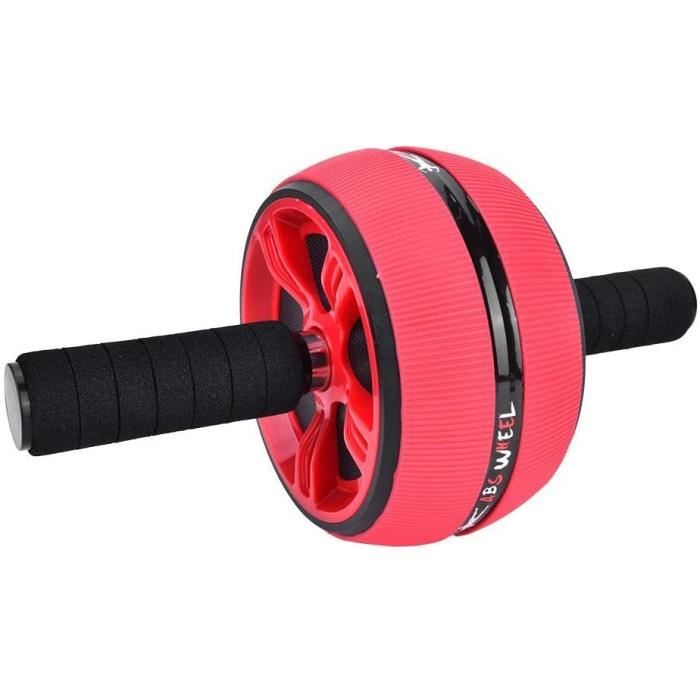 Akozon AB Wheel Roller Abdominal Wheel Roller Trainer Équipement de Fitness Gym Home Exercise Tool avec Training Pad pour Core Worko