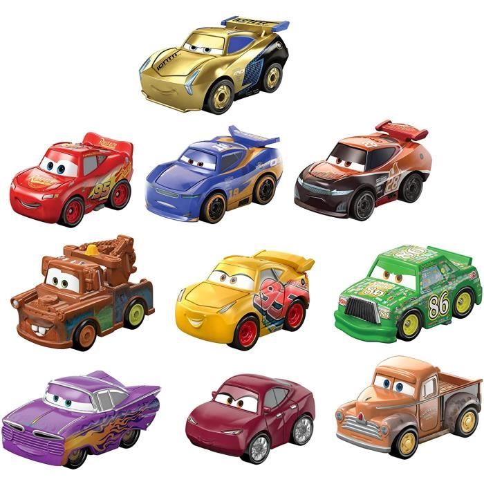 MAISON DE JEUX EXTERIEURE - MAISONNETTE Disney Pixar Cars mini-véhicules, pack de 10 petites voitures miniatures, jouet231