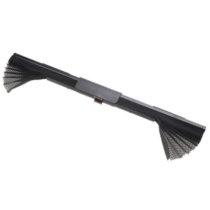 Rideau de fenêtre latérale rétractable automatique, pare-soleil pour camion black
