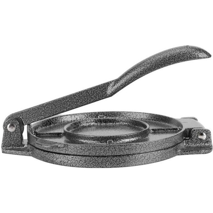 Machine à tortilla, presse à tortilla de maïs robuste en fonte multifonctionnelle durable, facile à nettoyer antiadhésive pour