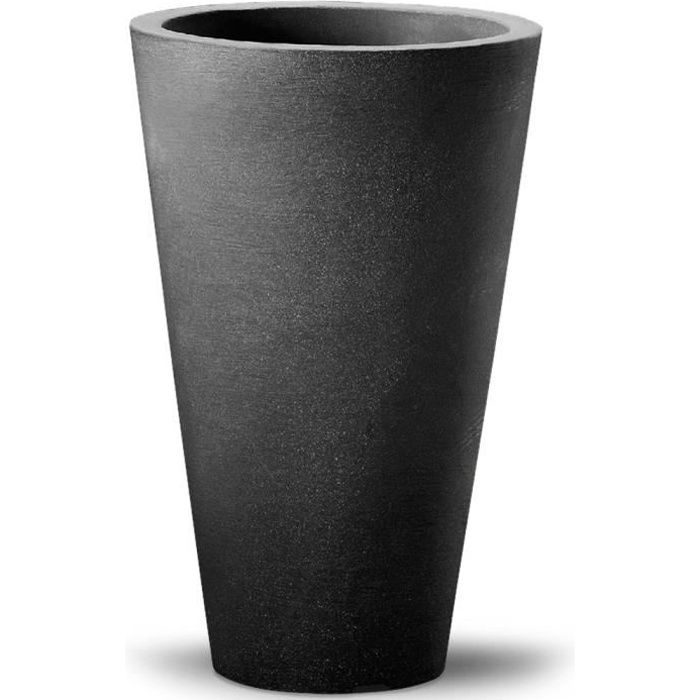 Pot de fleurs, bac à fleurs 40x70cm anthracite Capri pour jardin balcon véranda