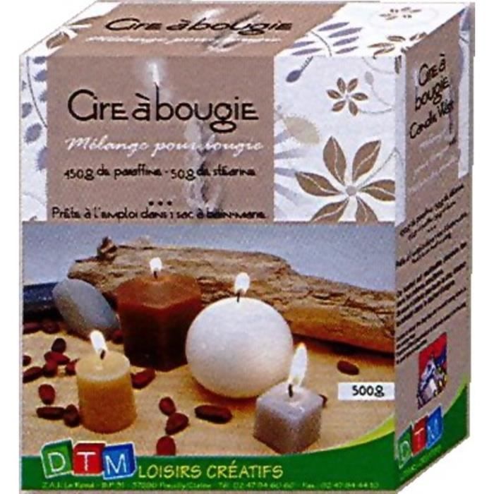 Cire à bougie prête à l'emploi - 500 g.