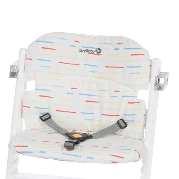 Coussin confort Timba Red lines Multicolore,Blanc