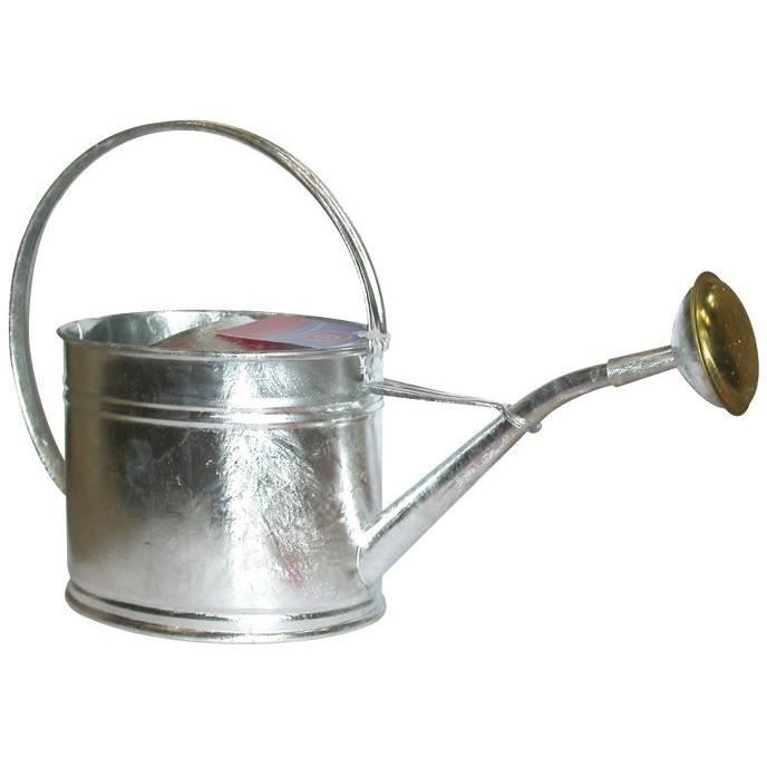 Arrosoir ovale galvanisé - avec pomme - 1.75 L