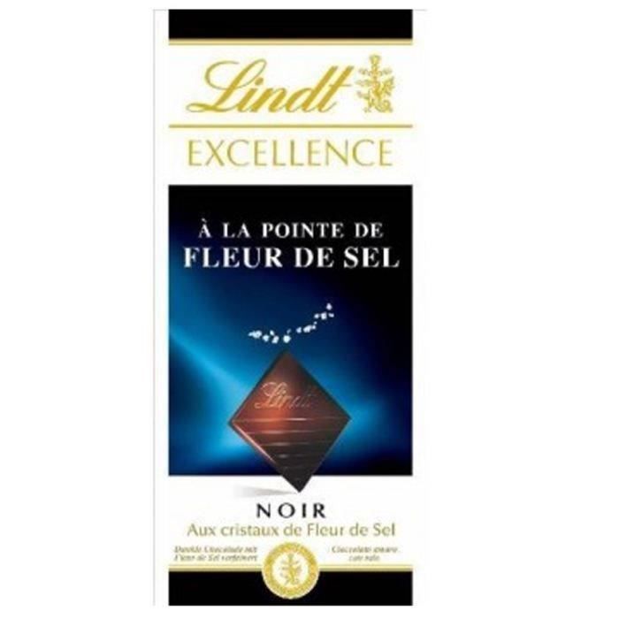 LINDT Excellence Noir Fleur de sel 100g