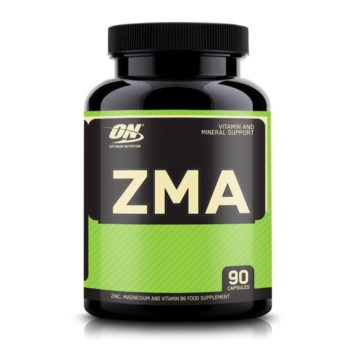 Optimum Nutrition - ZMA 90 caps - augmenter les taux d'hormones anabolisantes et la force musculaire