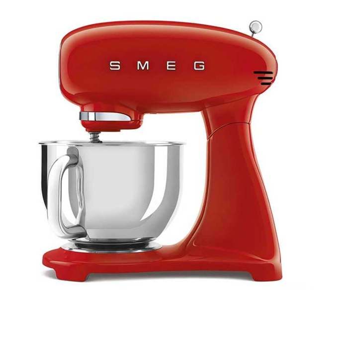 Smeg Robot Pâtissier Rouge 800W 4,8L SMF03RDEU