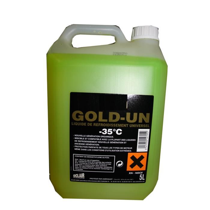 Bidon de 5 litres de liquide de refroidissement universel -35°C 0005002074