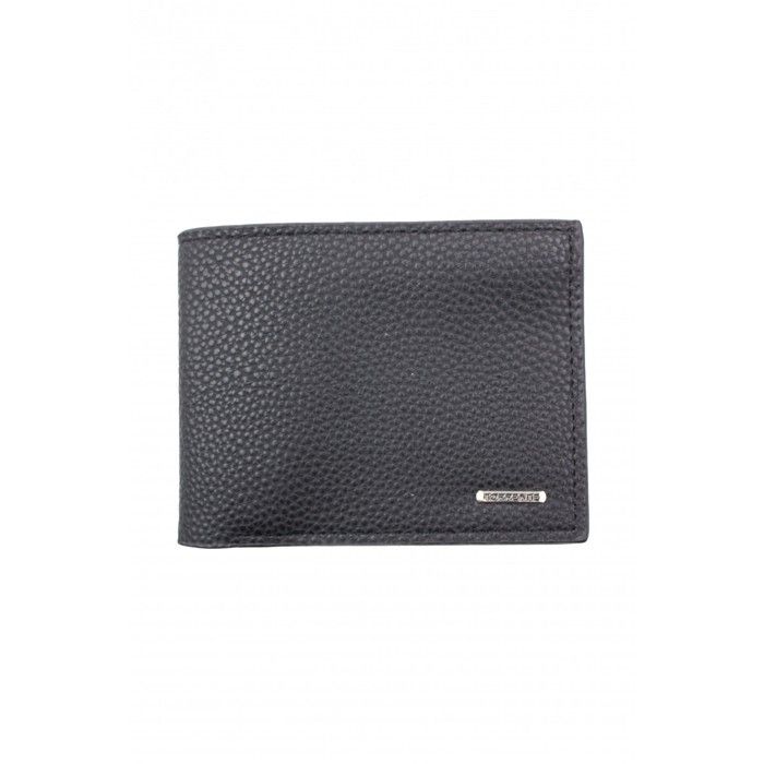 Torrente Couture Coffret portefeuille + porte-clé Lio Noir Litchi Homme