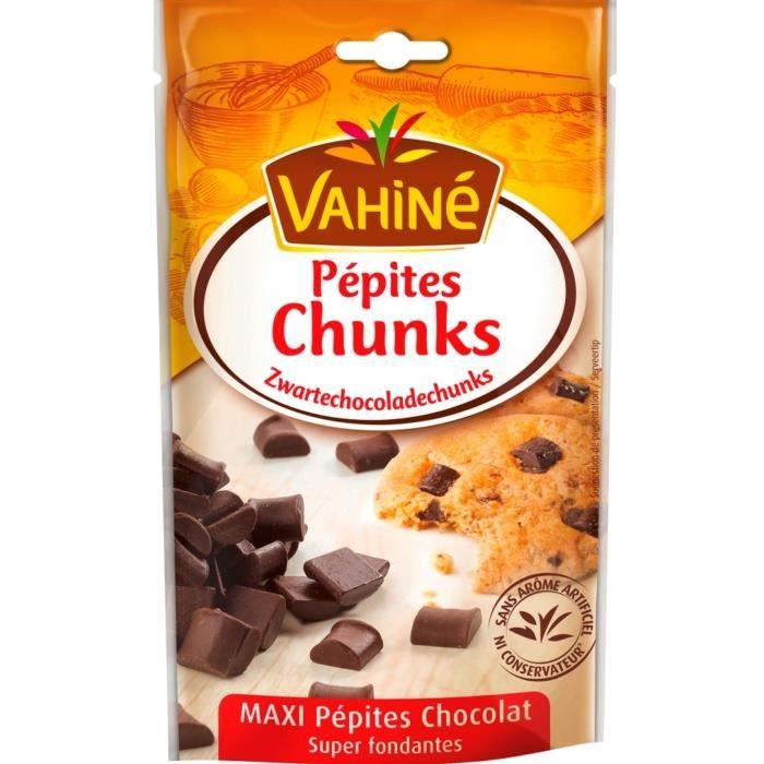 VAHINE Pépites Chunks chocolat noir - 100 g