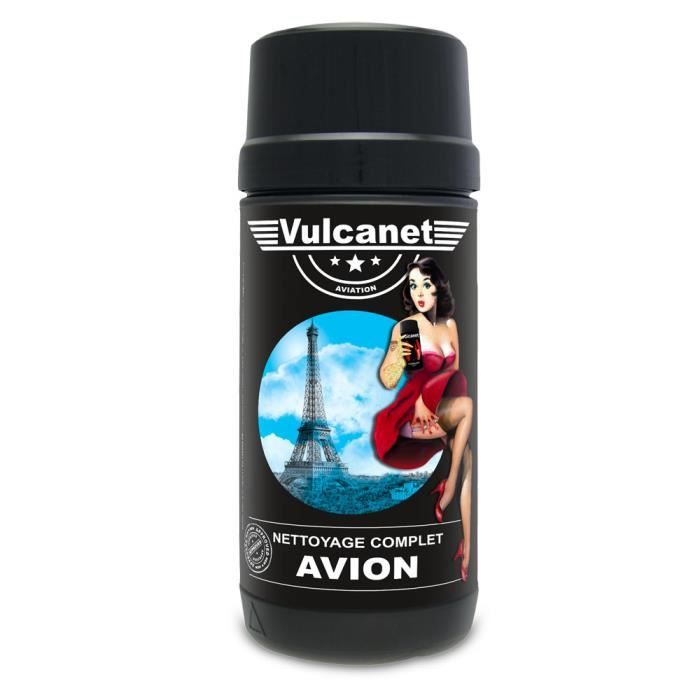 Vulcanet lingette de lavage avion sans eau boite de 80 lingettes avec microfibre