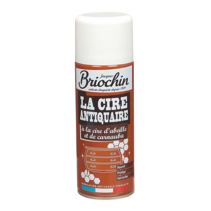JACQUES BRIOCHIN Cire antiquaire CIR01 Entretien Aérosol - 400 ml