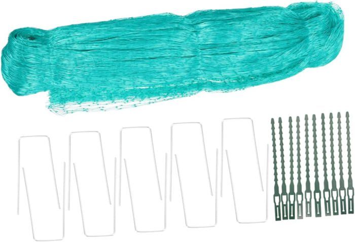 Perel Filet Anti-oiseaux, Polyester, Maillage 2 Cm², 8 X 8 M, Vert