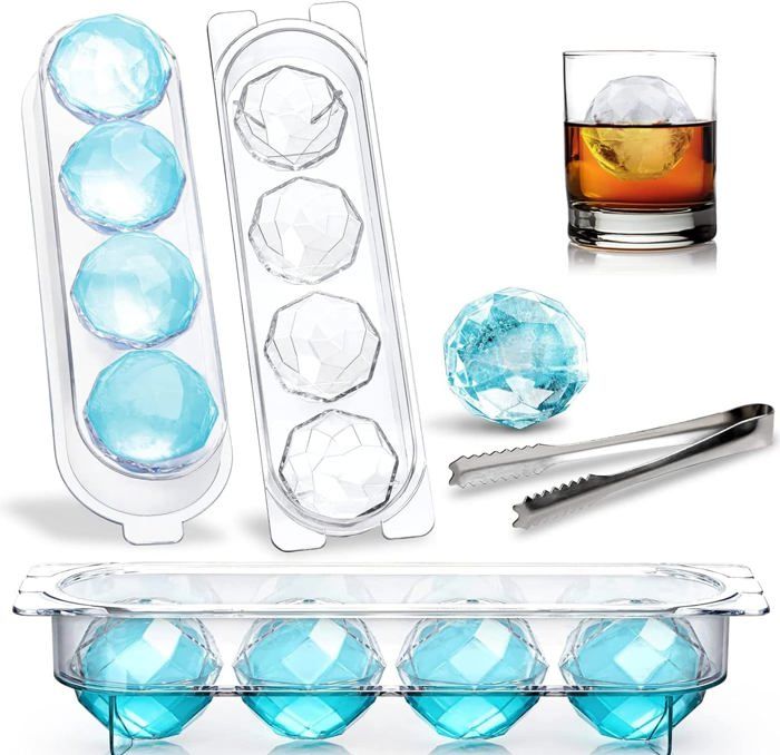 Moule Glace Bac A Glaçons En Silicone, Moules A Glace Paquet De 20 Moules A Glaçons Glaçon Whisky