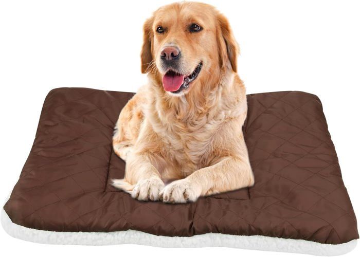 Meilleurs prix pour Panier Lit pour Chien et Chat en Peluche Tapis Doux pour Animal de Compagnie Soulagement de lAnxit PZCC